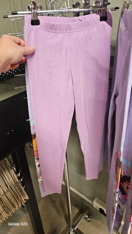 Fjólubláar leggings