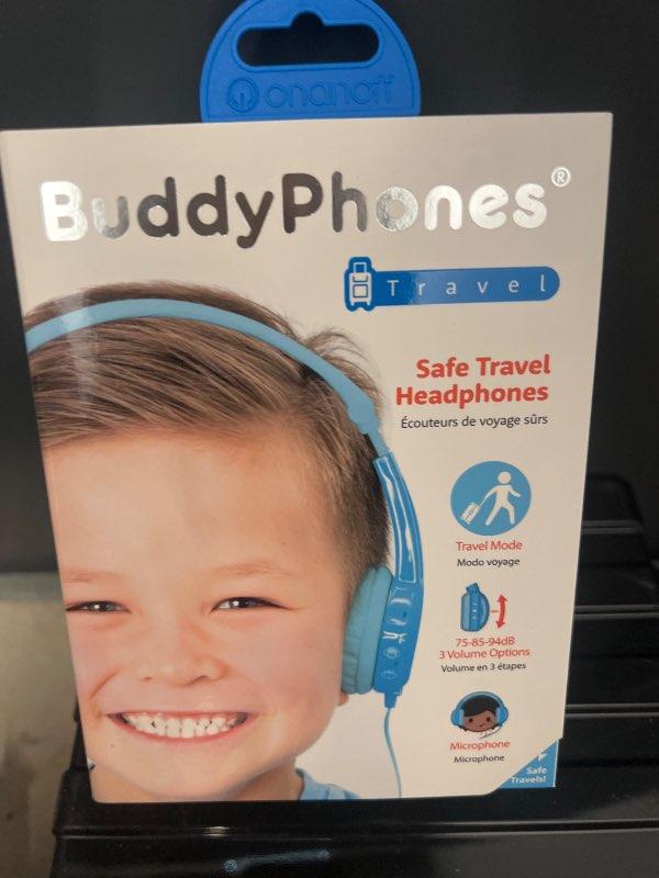 Ferða heyrnatól blá