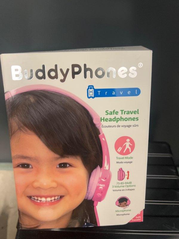 Ferða heyrnatól bleik